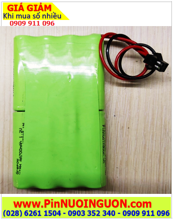 Pin xe đồ chơi 9.6v AA700mAh; Pin sạc NiMh 9.6v AA700mAh | Bảo hành 6 tháng 